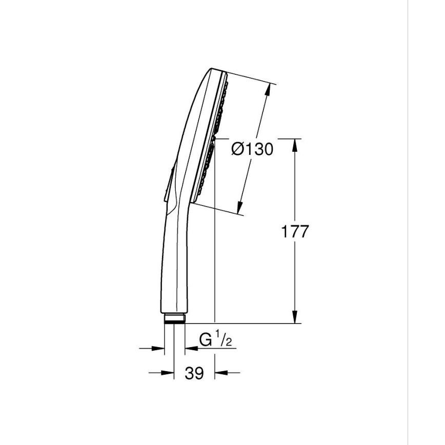GROHE 26574DA0 - RAINSHOWER SMARTACTIVE 130 käsisuihku, kuparinvärinen