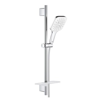 GROHE 26596000 - VITALIO SMARTACTIVE 130 CUBE 600 mm suihkusetti, kiiltävä kromi