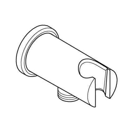 GROHE 26658000 - Seinäliitäntä integroidulla suihkupidikkeellä O 48 mm kromi