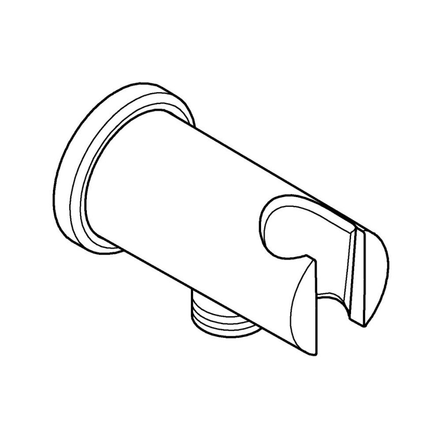 GROHE 26658000 - Seinäliitäntä integroidulla suihkupidikkeellä O 48 mm kromi