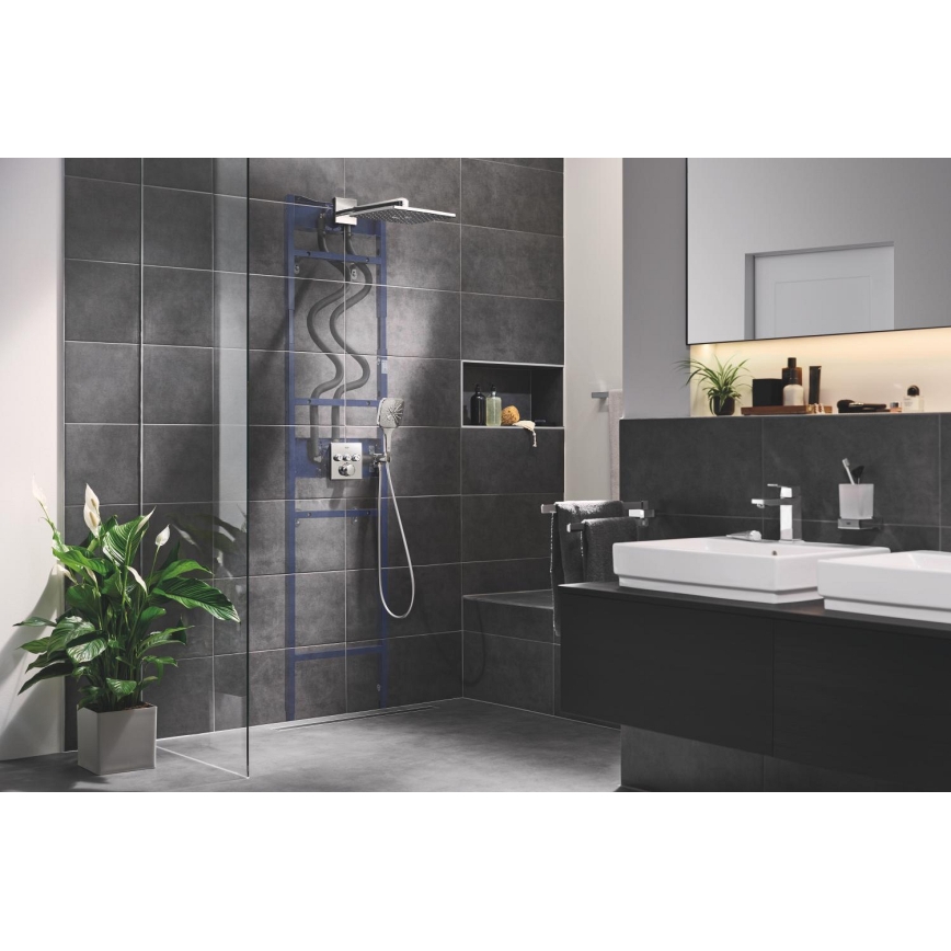 GROHE 26659000 - Seinään asennettava liitäntä suihkupidikkeellä RAINSHOWER 48 × 48 mm, kromi