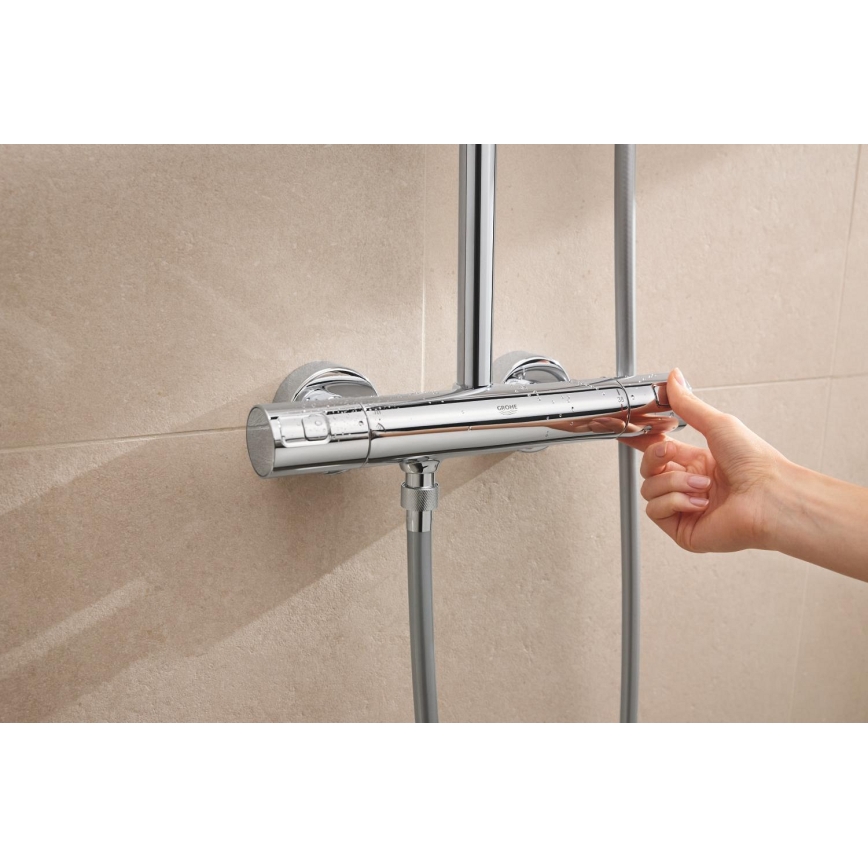 GROHE 26696001 - Suihkusetti VITALIO COMFORT 250 250 × 250 mm kiillotettu kromi