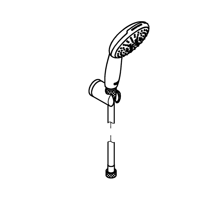 GROHE 26769001 - Suihkusetti VITALIO START 110 1750 mm kiiltävä kromi