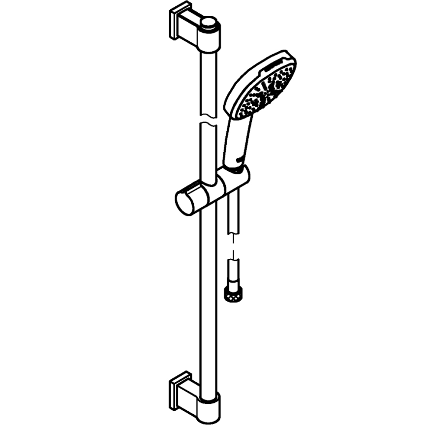 GROHE 26932001 - Suihkusetti VITALIO COMFORT 110 900 mm kiiltävä kromi