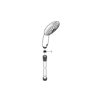 GROHE 26972001 - Käsisuihku VITALIO START 110 O 110 mm kiiltävä kromi