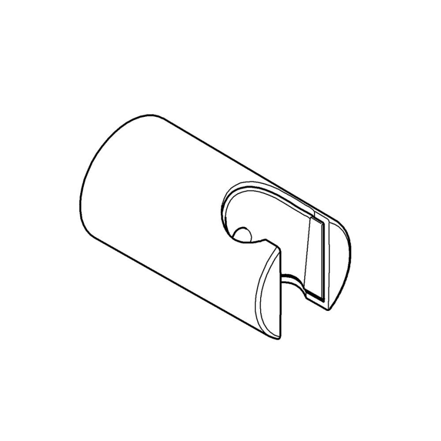 GROHE 27056000 - RAINSHOWER-seinäteline, kiillotettu kromi