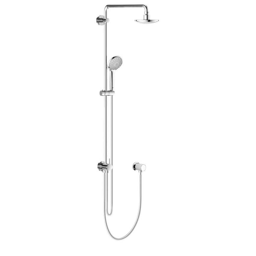 GROHE 27057000 - RAINSHOWER seinäkulmaliitin DN 15, kiiltävä kromi
