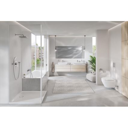 GROHE 27057000 - RAINSHOWER seinäkulmaliitin DN 15, kiiltävä kromi
