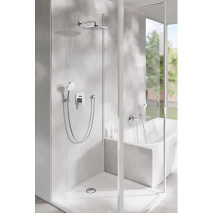 GROHE 27057000 - RAINSHOWER seinäkulmaliitin DN 15, kiiltävä kromi