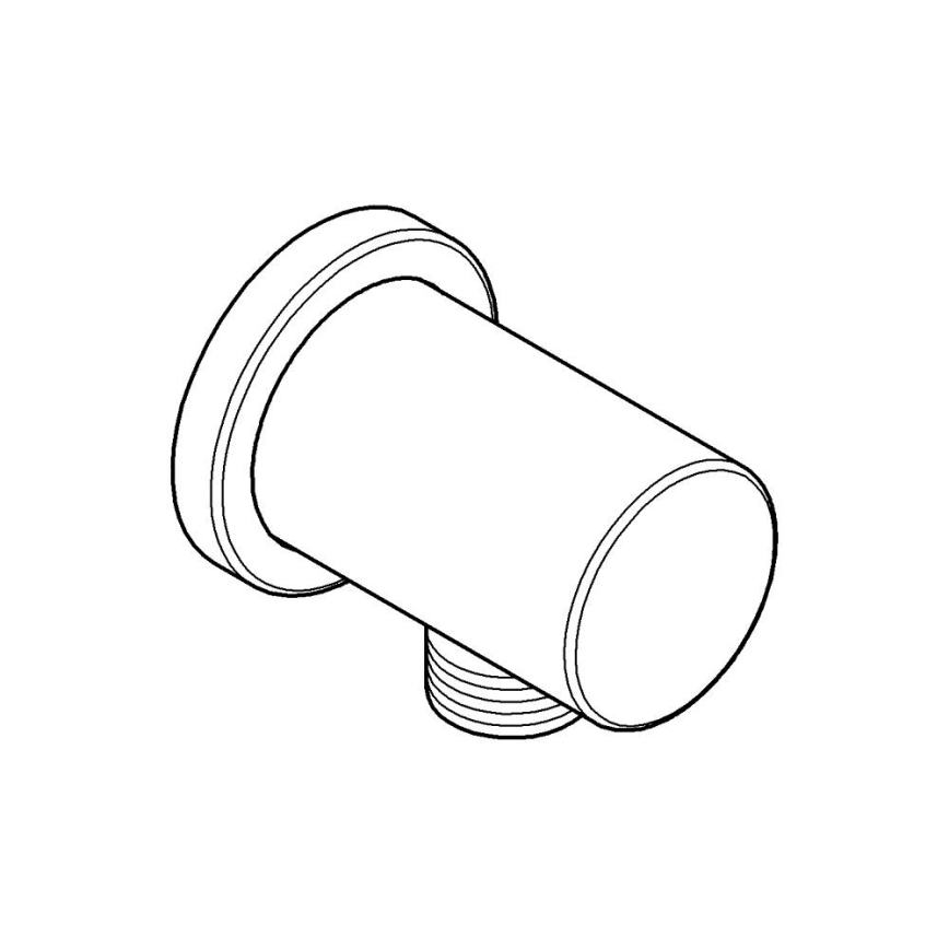 GROHE 27057AL0 - Seinäkiinnitteinen RAINSHOWER-kulma DN 15, grafiitti