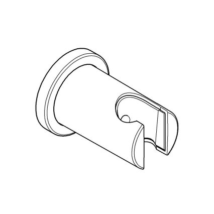 GROHE 27074AL0 - RAINSHOWER-suihkun seinäteline grafiitti