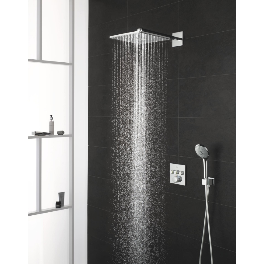 GROHE 27221000 - Käsisuihku TEMPESTA COSMOPOLITAN 100, 3 suihkutoimintoa, kiiltävä kromi