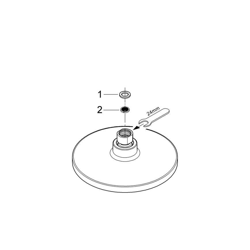 GROHE 27492000 - Sadesuihku EUPHORIA COSMOPOLITAN O 180 mm kiiltävä kromi