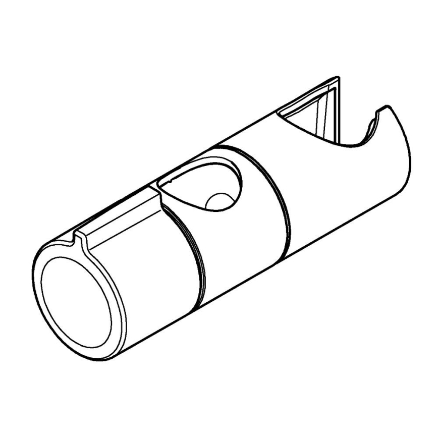 GROHE 27723001 - VITALIO UNIVERSAL -ohjain suihkutangolle Ø 22 mm, kromi