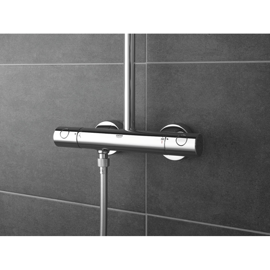 GROHE 27922001 - TEMPESTA COSMOPOLITAN 210 -suihkusetti, termostaattihana, kiiltävä kromi