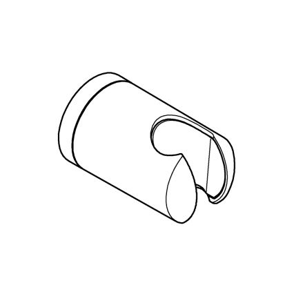 GROHE 27958001 - Seinään asennettava suihkuteline VITALIO UNIVERSAL, kiiltävä kromi