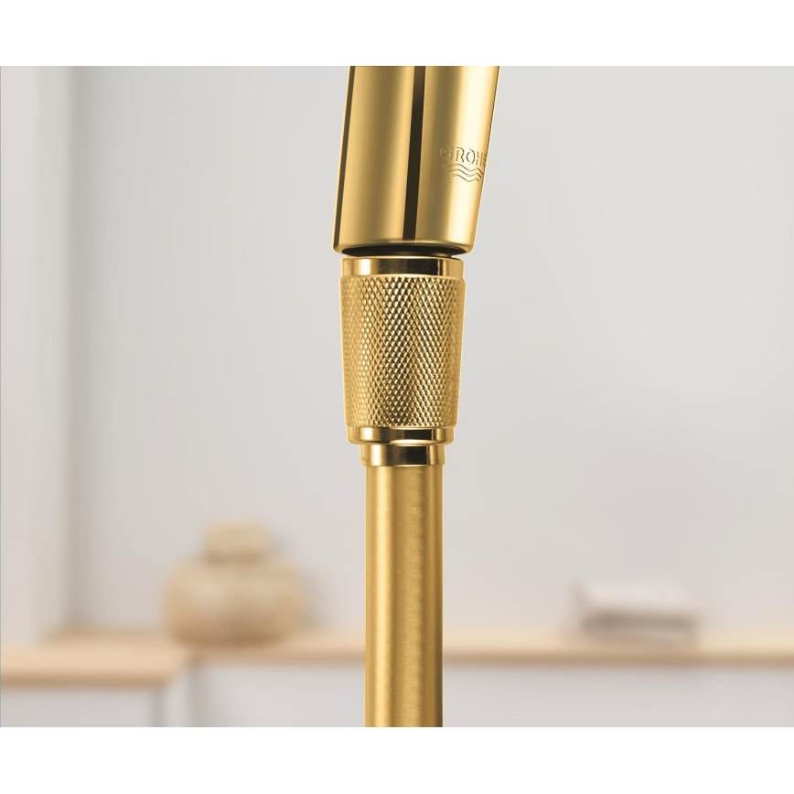 GROHE 28362GL1 - SILVERFLEX-suihkuletku 1250 mm, harjattu kulta