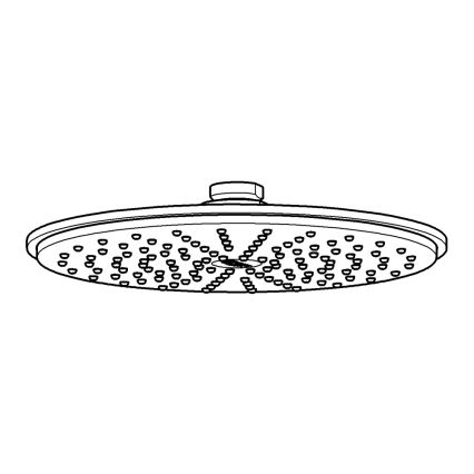 GROHE 28368000 - RAINSHOWER COSMOPOLITAN O 210 mm suihkupää, kiiltävä kromi