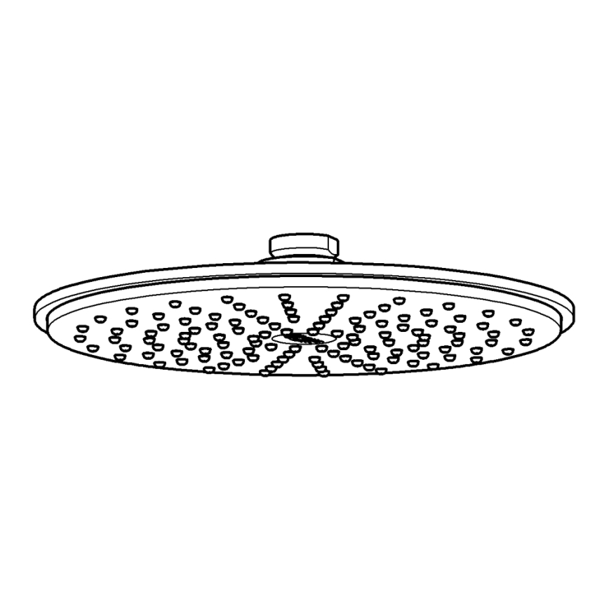 GROHE 28368000 - RAINSHOWER COSMOPOLITAN O 210 mm suihkupää, kiiltävä kromi