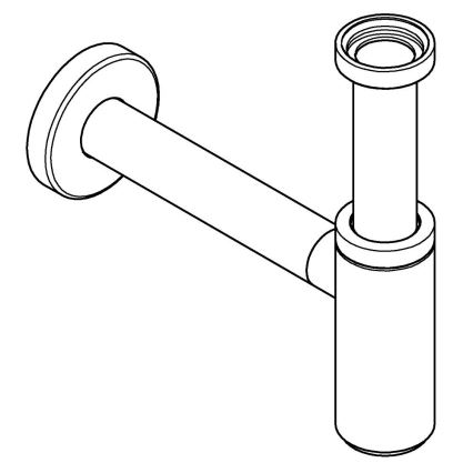 GROHE 28912DL0 - Pronssinen viemärisyfon DN 32