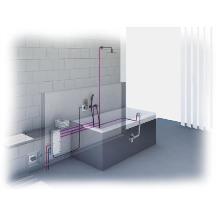 GROHE 28990000 - TALENTOFILL kylpyammeen täyttö-, tyhjennys- ja ylivuotosarja, kromi