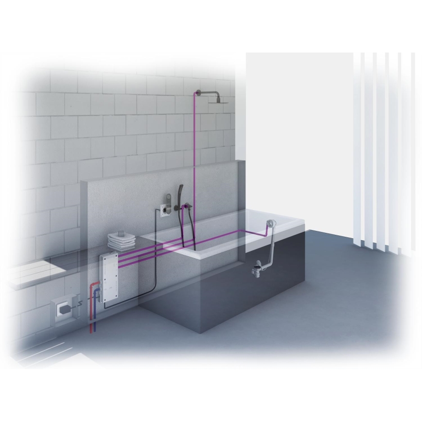 GROHE 28990000 - TALENTOFILL kylpyammeen täyttö-, tyhjennys- ja ylivuotosarja, kromi