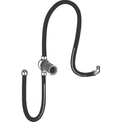 GROHE 28995000 - TALENTOFILL-liitäntäsarja DN 20, kiiltävä kromi