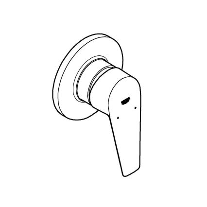 GROHE 29040001 - BAUEDGE-suihkuhana, kiiltävä kromi