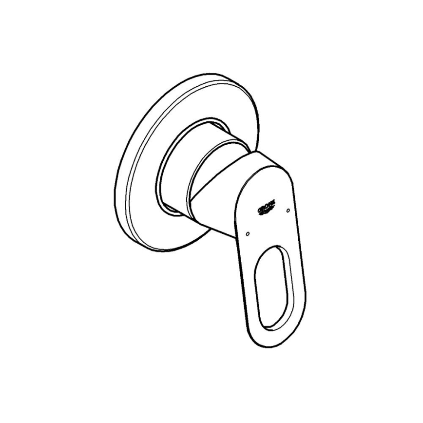 GROHE 29042000 - Suihkusekoitin BAULOOP kiiltävä kromi