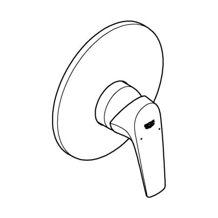 GROHE 29116000 - Suihkuhana START FLOW, kiiltävä kromi