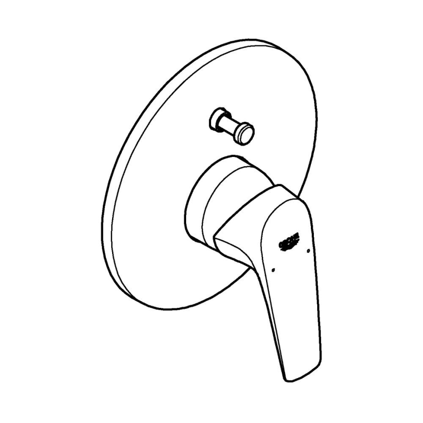 GROHE 29117000 - LINEARE ammehana kiiltävä kromi