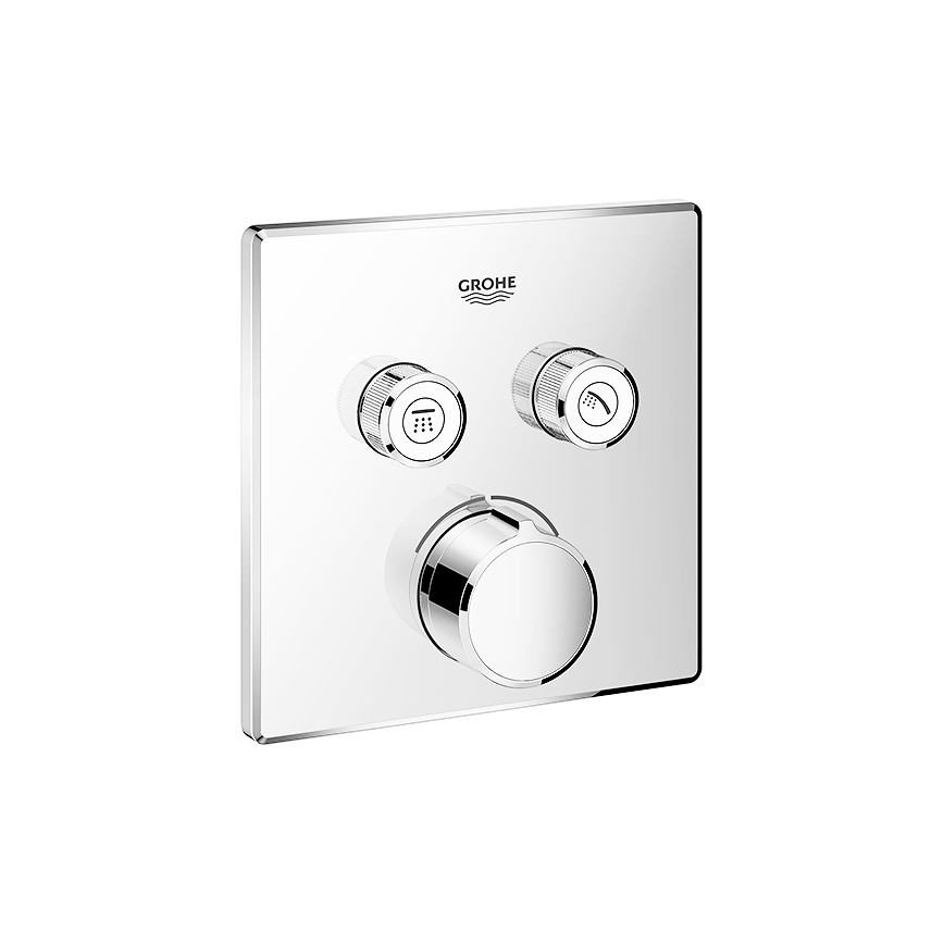 GROHE 29148000 - Peitelevy sisäänrakennettavalle SMARTCONTROL-sekoittimelle, kiiltävä kromi