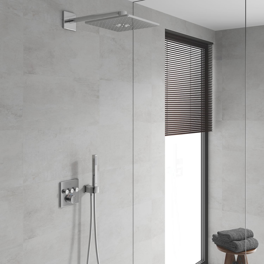 GROHE 29149000 - Peitelevy uppoasennetulle SMARTCONTROL-hanalle 158 × 158 mm kromi