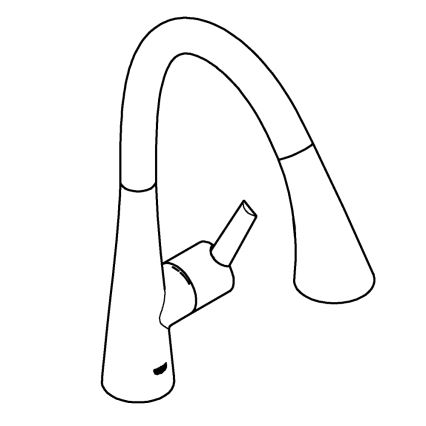 GROHE 30219002 - Elektroninen keittiöhana ZEDRA TOUCH kiiltävä kromi