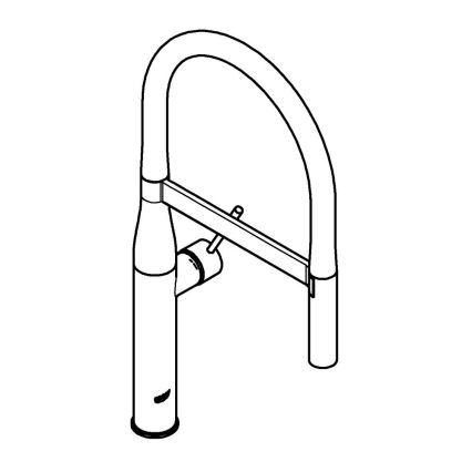 GROHE 30294A00 - ESSENCE-keittiöhana, grafiitti