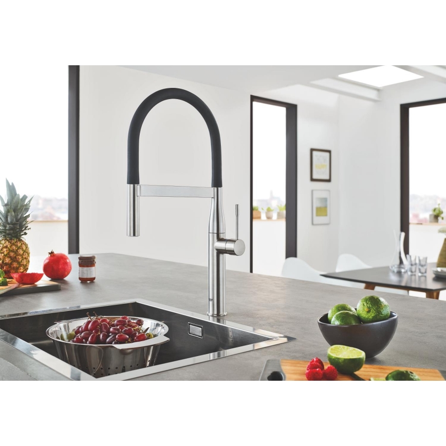 GROHE 30294DC0 - ESSENCE-keittiöhana, ruostumaton teräs
