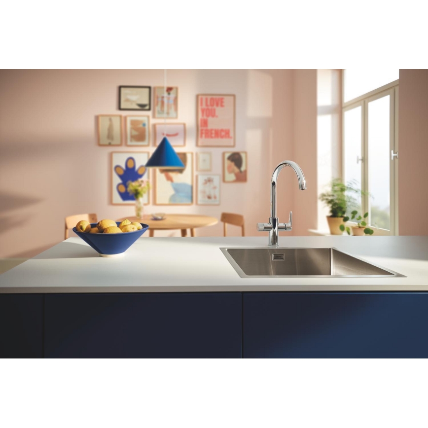 GROHE 30592000 - Keittiöhana BLUE PURE StartCurve 411 mm kiiltävä kromi
