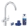 GROHE 30593000 - Keittiöhana BLUE PURE C, C-muotoinen juoksutin, kiiltävä kromi