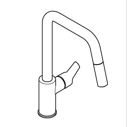 GROHE 30631DC0 - START-keittiöhana, ruostumaton teräs