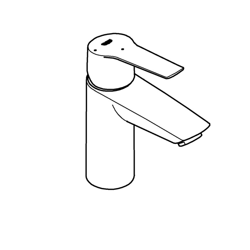 GROHE 311372432 - QUICKFIX START 165 mm pesuallashana, musta