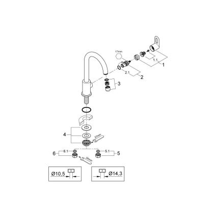 GROHE 31222000 - BAULOOP-keittiöhana kiiltävä kromi