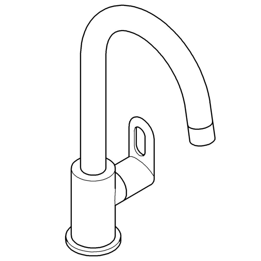 GROHE 31222000 - BAULOOP-keittiöhana kiiltävä kromi