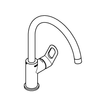 GROHE 31368000 - BAULOOP keittiöhana 332 mm, kiiltävä kromi