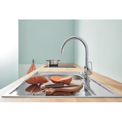 GROHE 31368001 - BAULOOP keittiöhana, kiillotettu kromi