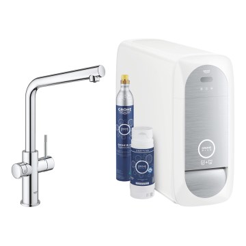 GROHE 31454001 - Keittiöhana BLUE HOME, L-mallinen juoksuputki, kiiltävä kromi