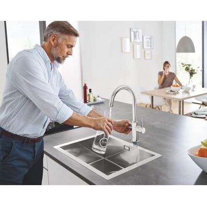 GROHE 31455001 - Keittiöhana BLUE HOME kiiltävä kromi