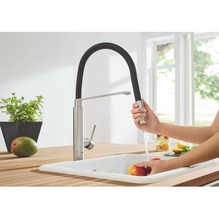 GROHE 31491DC0 - Keittiöhana CONCETTO DN 15 ruostumaton teräs