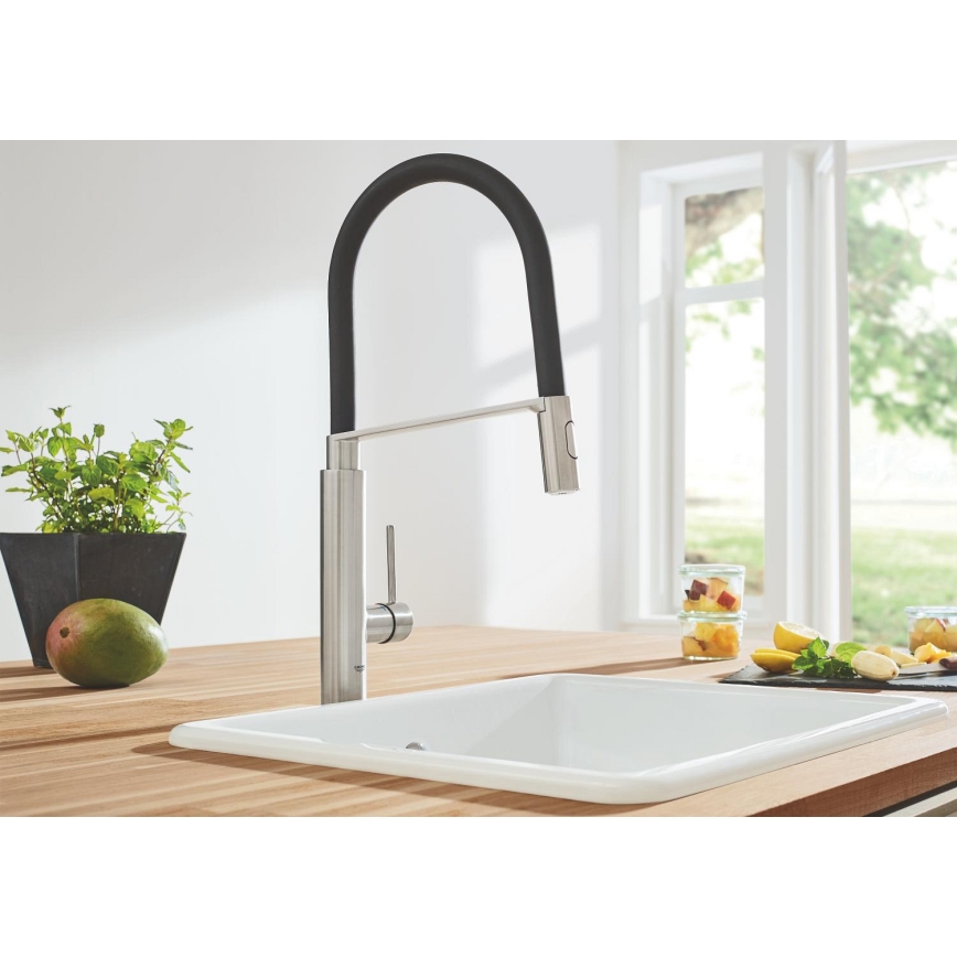 GROHE 31491DC0 - Keittiöhana CONCETTO DN 15 ruostumaton teräs