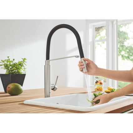 GROHE 31491DC0 - Keittiöhana CONCETTO DN 15 ruostumaton teräs