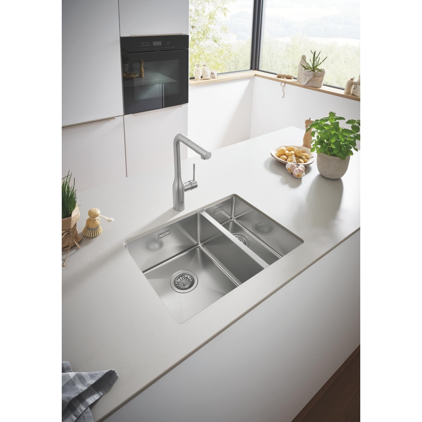 GROHE 31577SD1 - Keittiöallas K700U 595 × 450 mm ruostumaton teräs